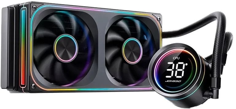 Jonsbo TH-240 AiO Wasserkühlung, ARGB, Display - 240mm, schwarz