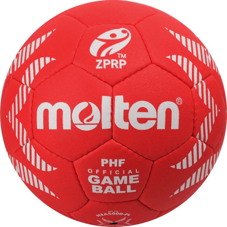 H3A5000-PL Piłka do ręcznej Molten 5000 Oficjalna piłka meczowa ZPRP roz.3