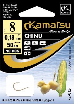 Kamatsu Haczyki z przyponami Chinu r. 12 10szt. (520610112)