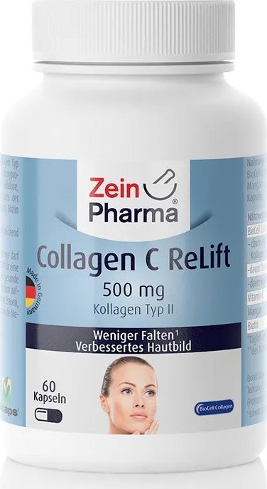 Zein Pharma Zein Pharma - Kolagen C ReLift, 500mg, 60 kapsułek