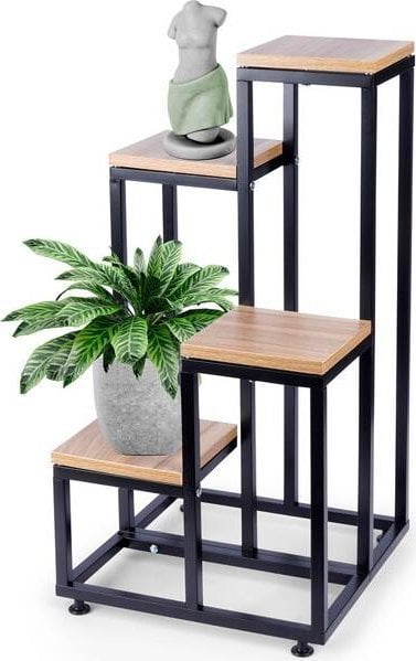 Vilde Kwietnik metalowy 4-poziomowy 69 cm