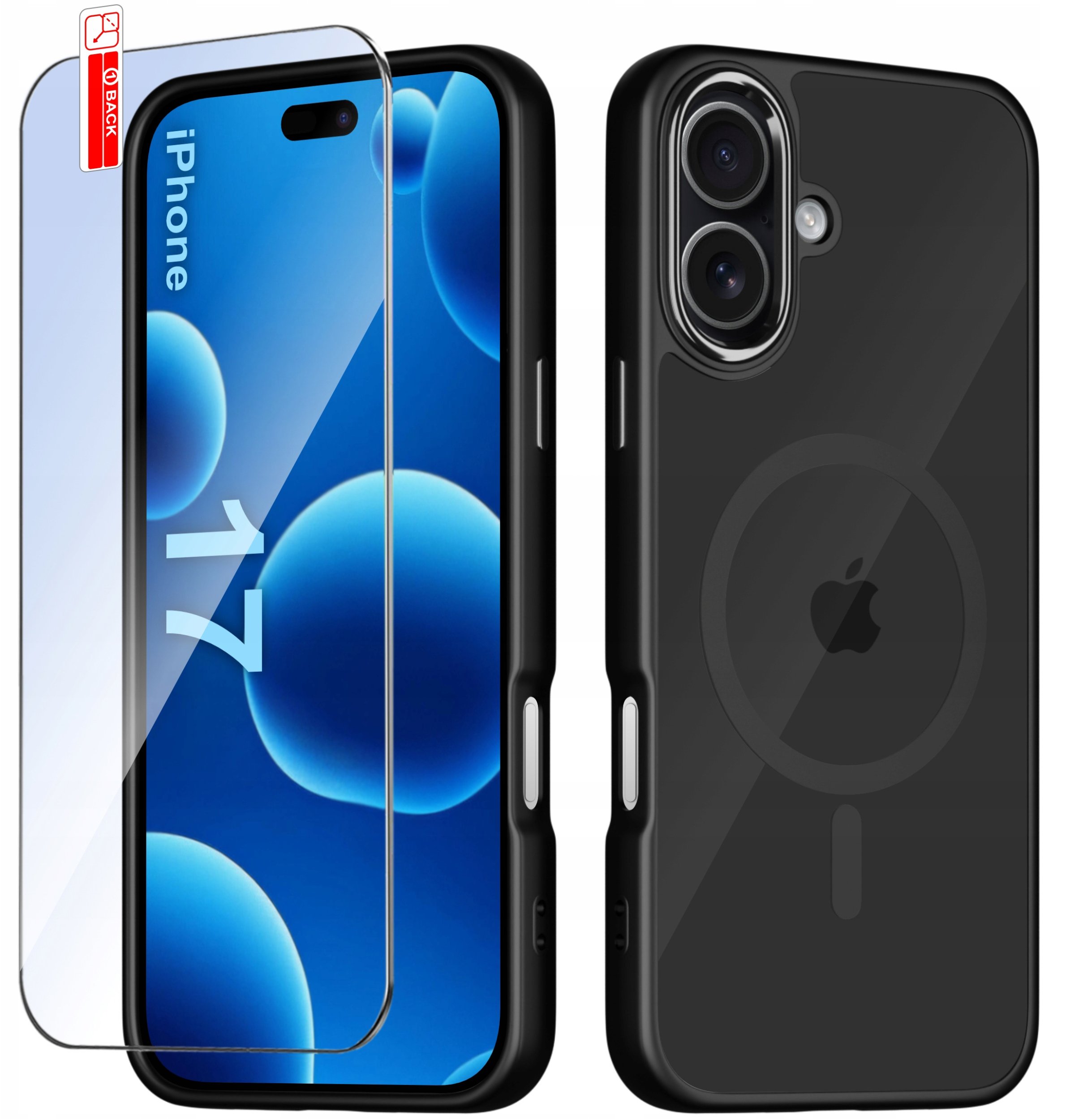 Etui do iPhone 17 CASE do MagSafe MATOWE Magnetyczne PREMIUM + Szkło 9H