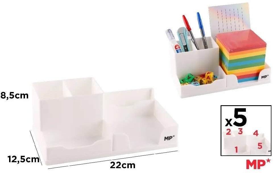 Organizer na biurko biały