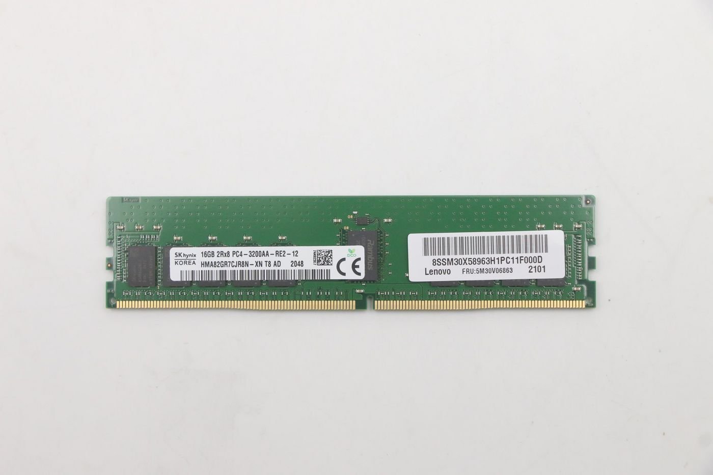 16GB DDR4 RDIMM memory module