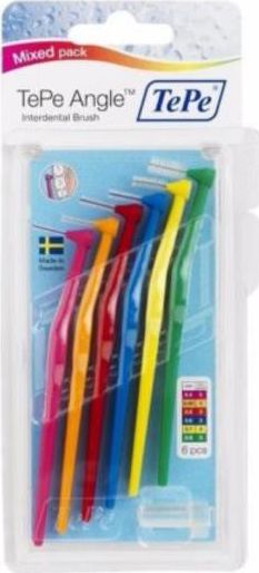 TePe Angle Mixed Pack Szczoteczka do przestrzeni międzyzębowych 6szt
