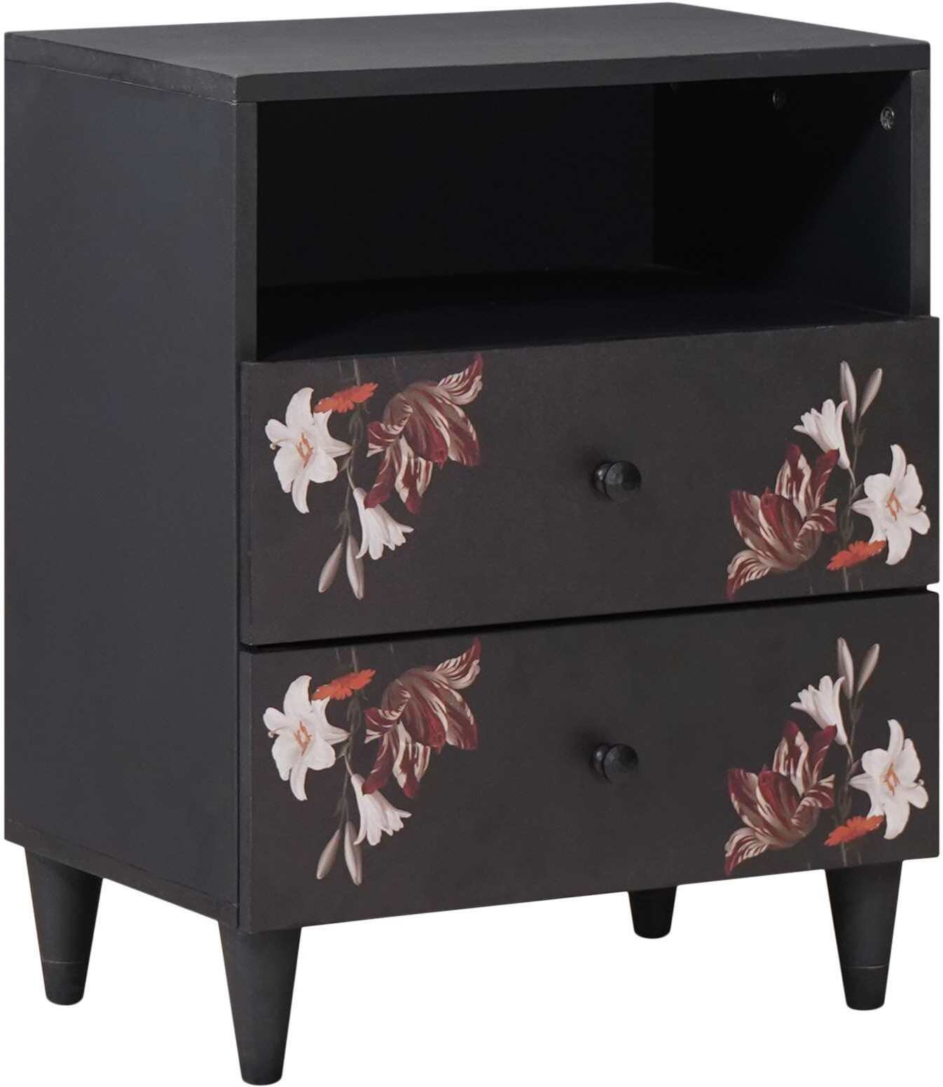 vidaXL Stolik nocny Wielokolorowy 50 x 33 x 60 cm Drewno mango