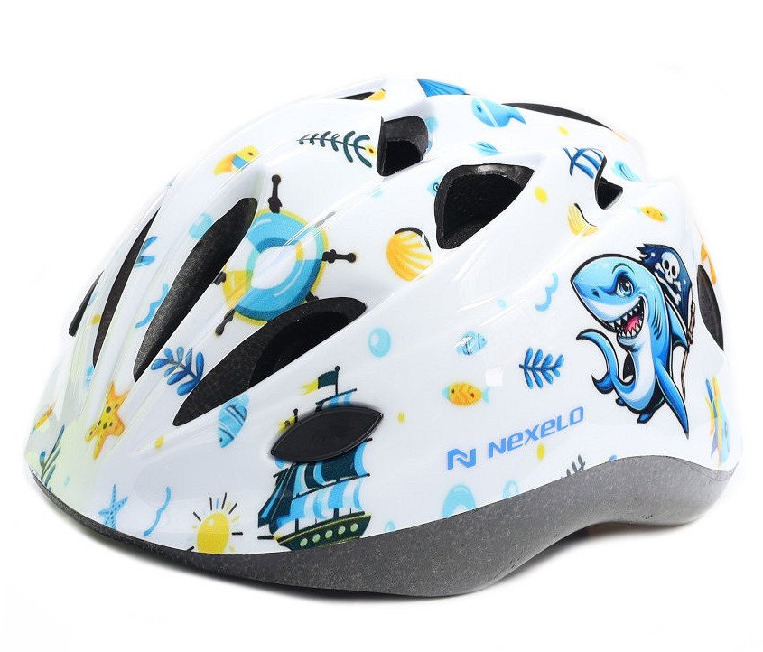 KASK ROWEROWY MŁODZIEŻOWY REGULOWANY KASK Z DASZKIEM NA ROWER 48-52 CM