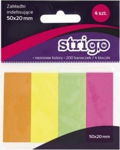 Strigo Karteczki samoprzylepne 50x20mm 200 kartek (329099)