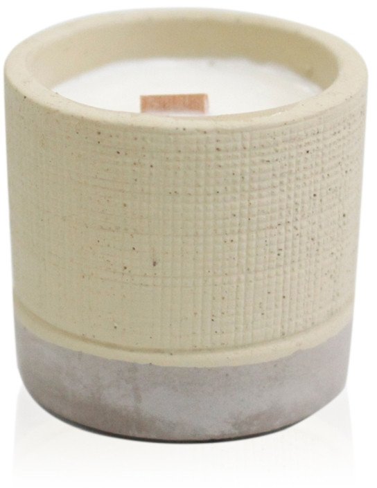 Świeczka w betonie - Kawa z mlekiem