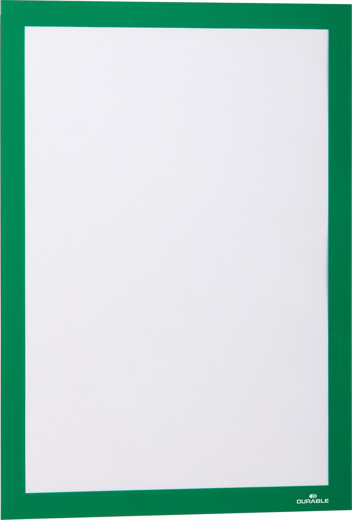 Durable A4 SAMOPRZYLEPNE RAMKI MAGNETYCZNE ZIELONE 10 SZT.