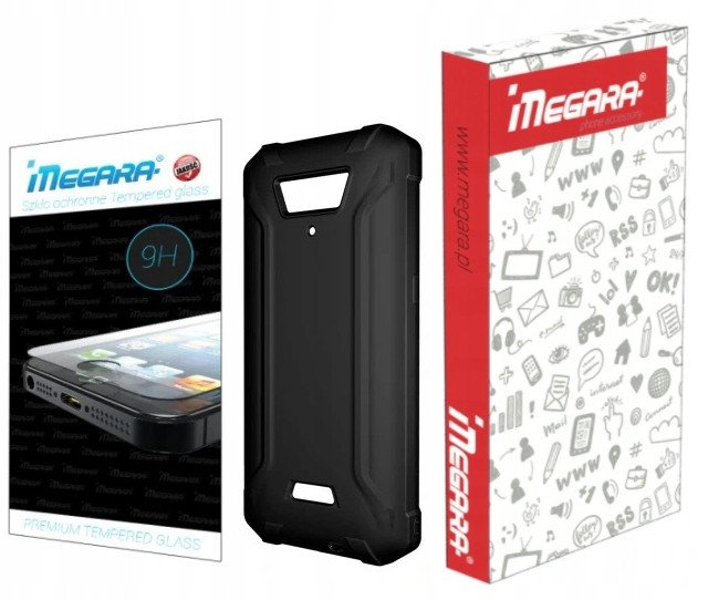 Etui Silikonowe + Szkło 9H Hammer Energy 2 - 5,5'
