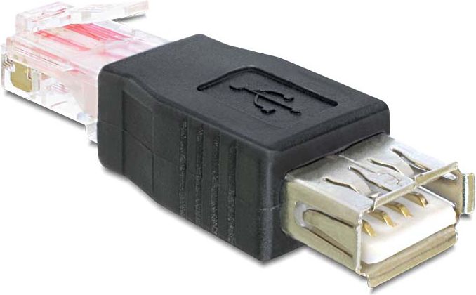 Adapter USB Delock 65234 USB - RJ45 Czarny (65234)