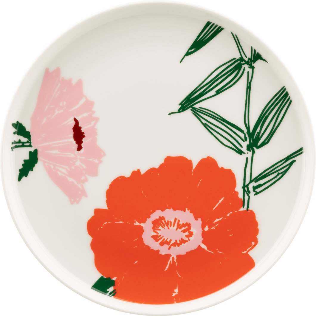 Marimekko Oiva Puutarhakutsut lėkštė, 20 cm