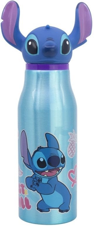 Disney Stitch - Butelka aluminiowa z zakrętką 3D 690 ml
