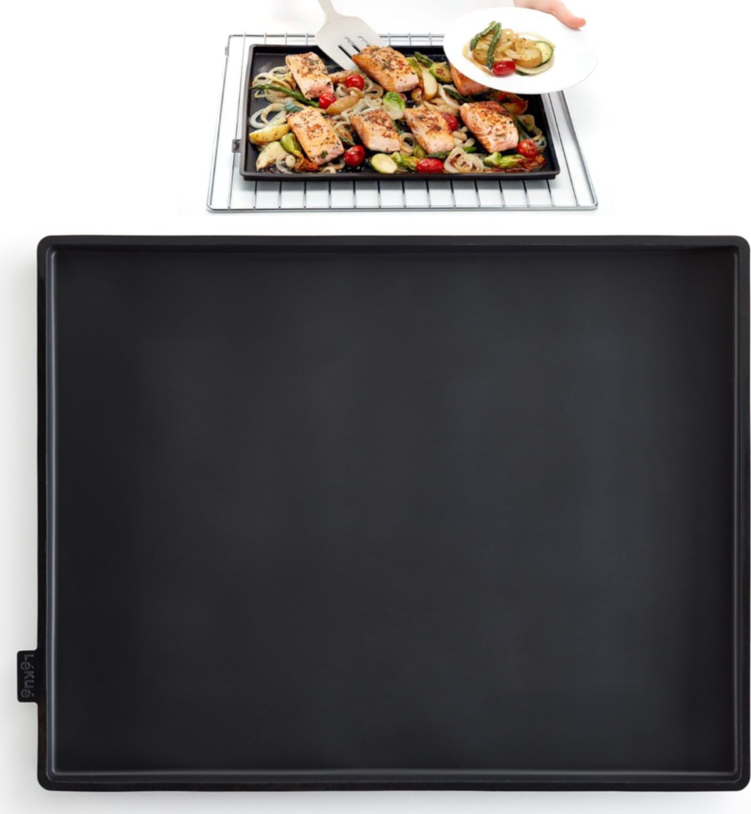 Hendi Mata do pieczenia silikonowa nieprzywierająca 400 x 300 mm czarna - Hendi 677018 Mata do pieczenia silikonowa nieprzywierająca 400 x 300 mm czar