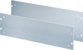 SCHROFF Panel przedni SCHROFF 19 z otworami na uchwyty, 2 HU, 3 mm, Al, anodowany, nieobrobione krawędzie