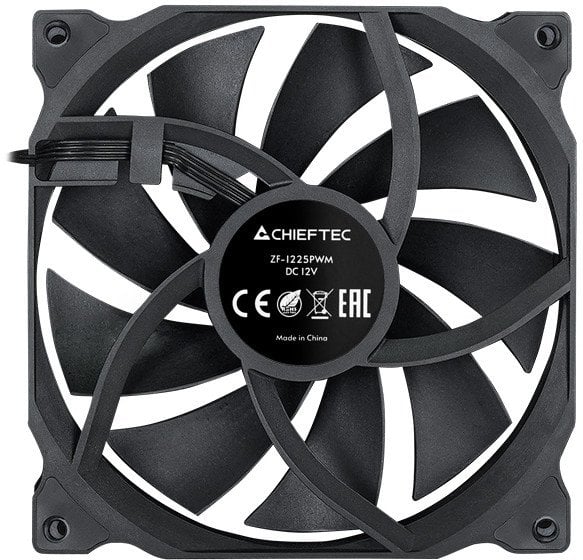 CHIEFTEC ventilátor ZF-1225PWM, 120mm, PWM, černá