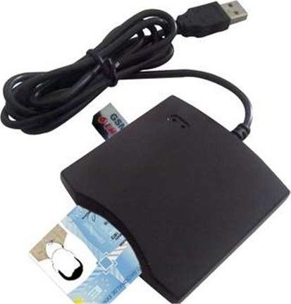 OEM Smart card (Personal ID card with chip) reader, grey, external - DCR0003