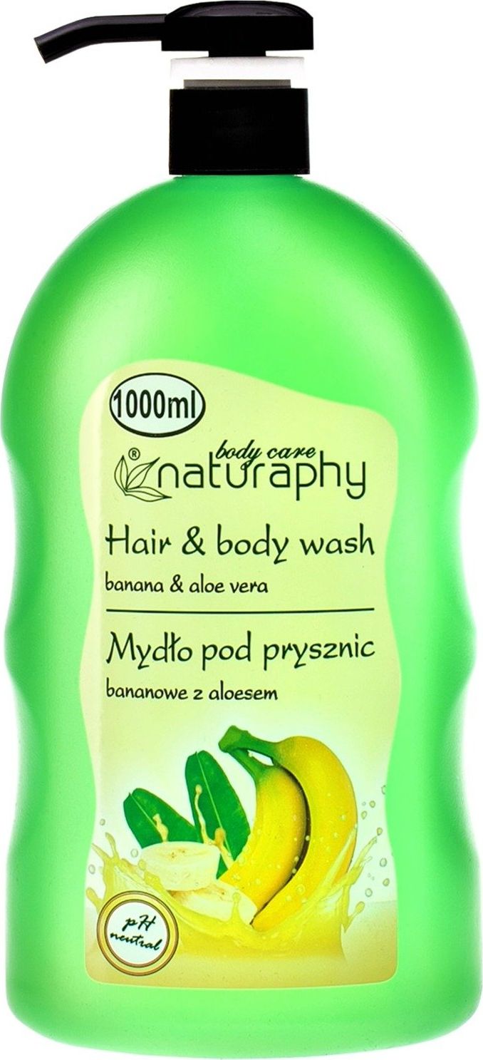 BluxCosmetics Mydło pod prysznic bananowe z aloesem 1L