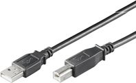 Kabel USB Goobay USB-A - USB-B 5 m Czarny (93598)