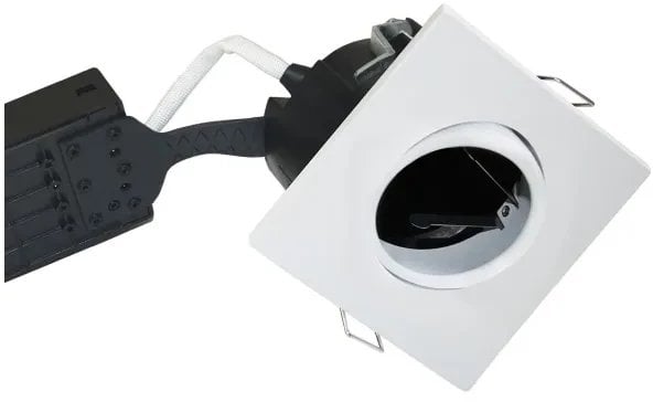 Nordtronic Uni Install - Downlight ekskl. GU10 Lyskilde - Firkantet Hvid