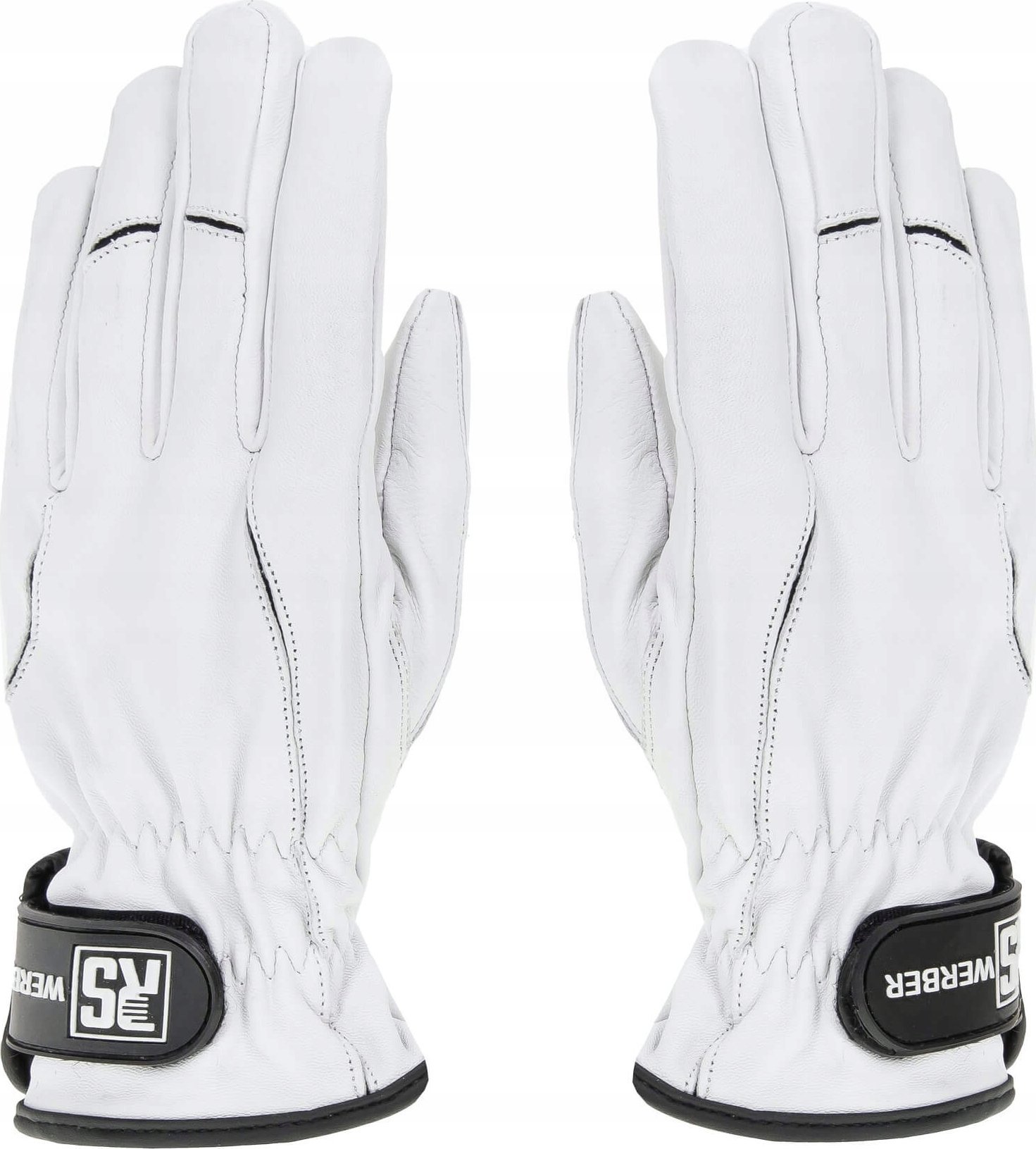 Rękawice typu mechanik RS Werber, rozm. 9, białe