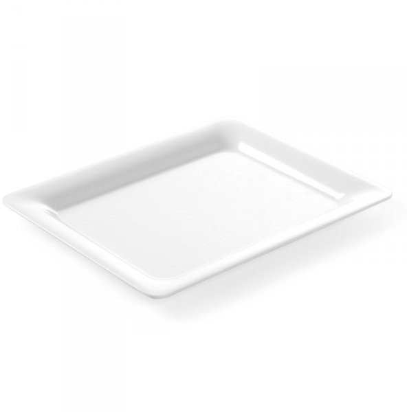Taca ekspozycyjna bufetowa do potraw z melaminy GN1/2 wys. 20mm biała - Hendi 566015