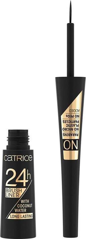 Catrice CATRICE_24H Brush Liner eyeliner do powiek 010 Ultra Black 3ml