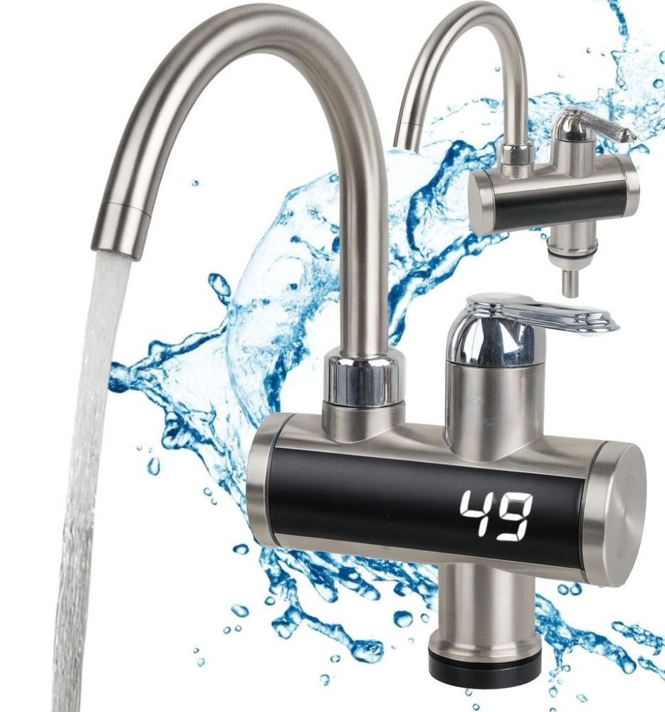 Elektryczny podgrzewacz wody led kran 3000w z wyświetlaczem temperatury