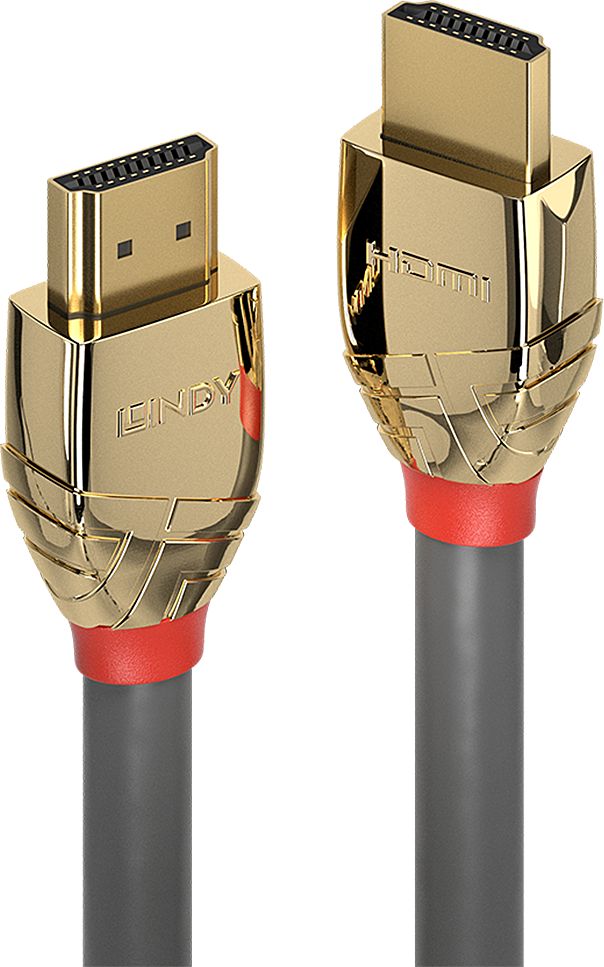Kabel Lindy HDMI - HDMI 1m złoty (37861)