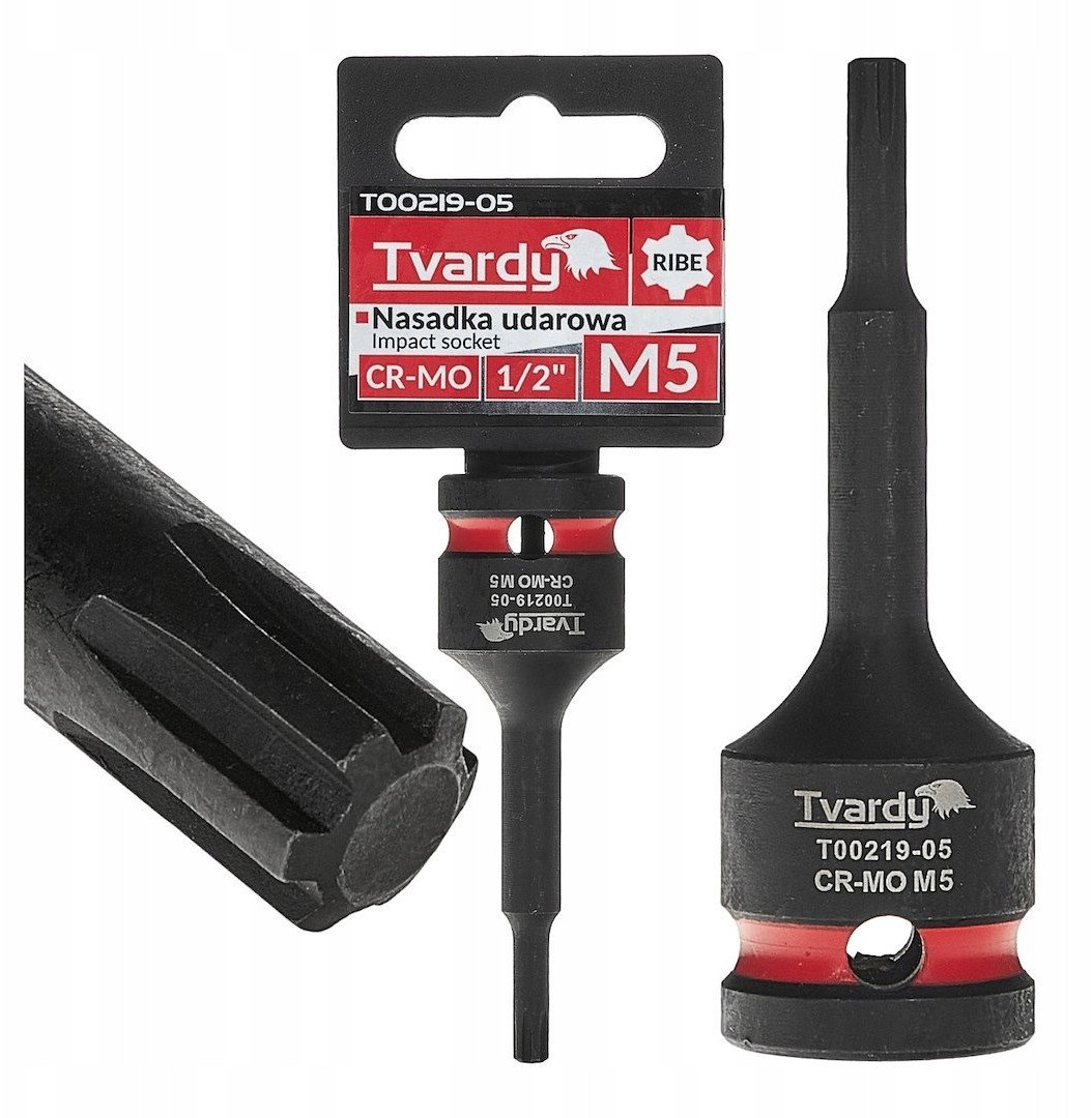Nasadka udarowa RIBE 1/2" M5 CR-MO (10/100)