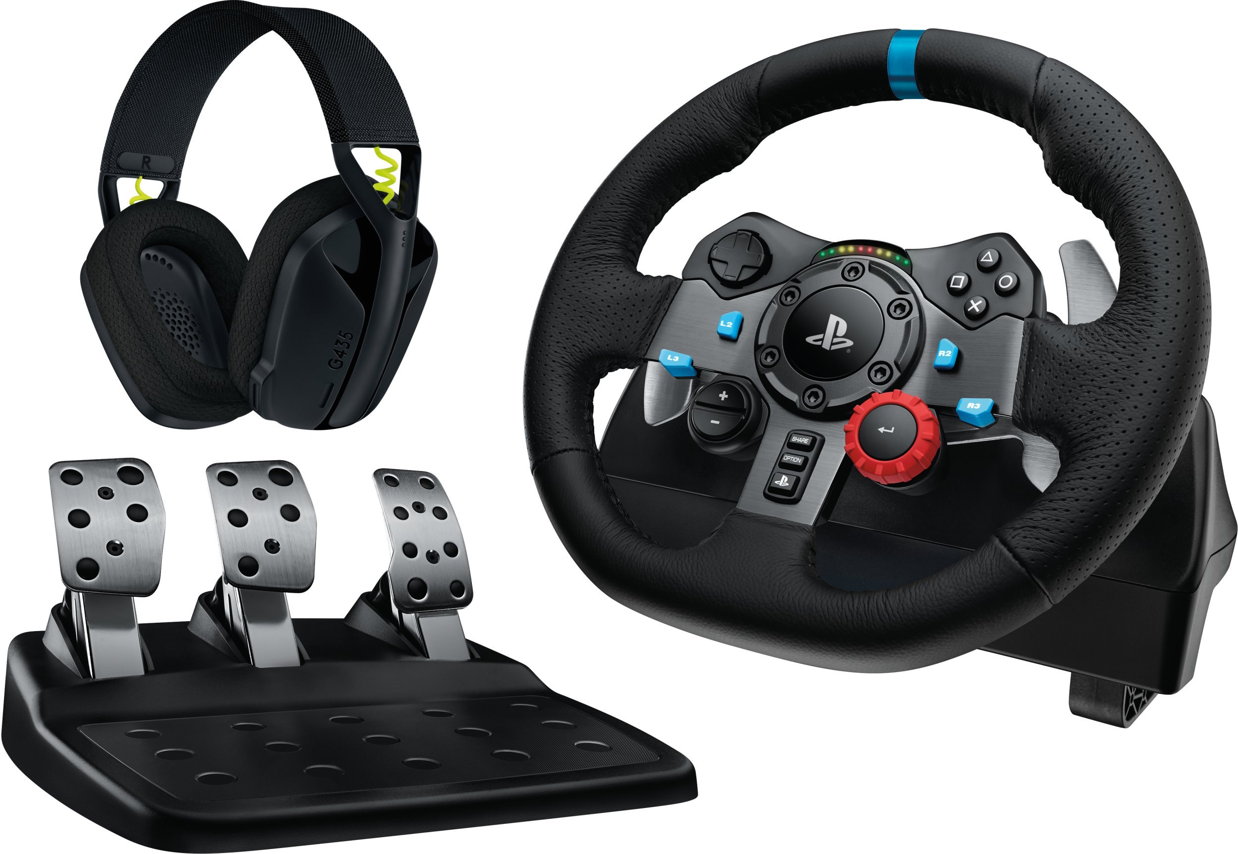 G29 DRIVING FORCE RACING WHEEL/PS5/PS4-BLACK-EMEA-914 USB-PLUGC