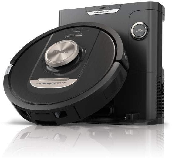 Shark Power Detect melna - Robots puteklu sucejs