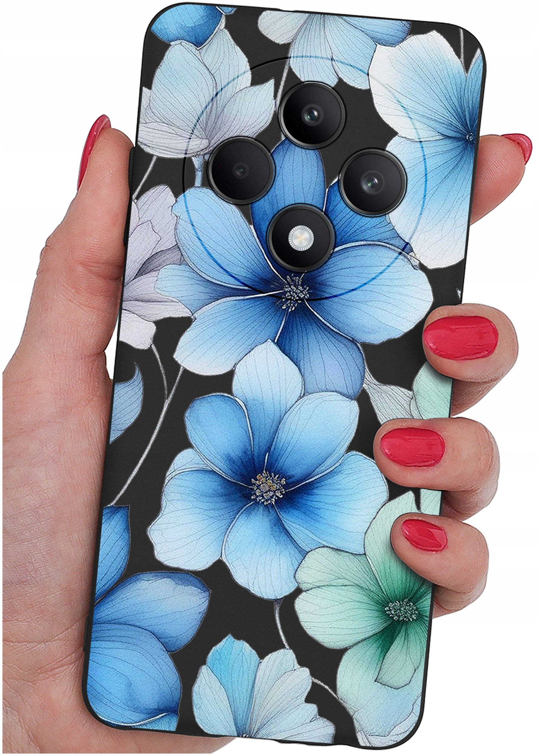 Etui do Oppo Reno 12 F 5G | 12 FS 5G WZORY |SILIKONOWE MATT CASE + SZKŁO 9H