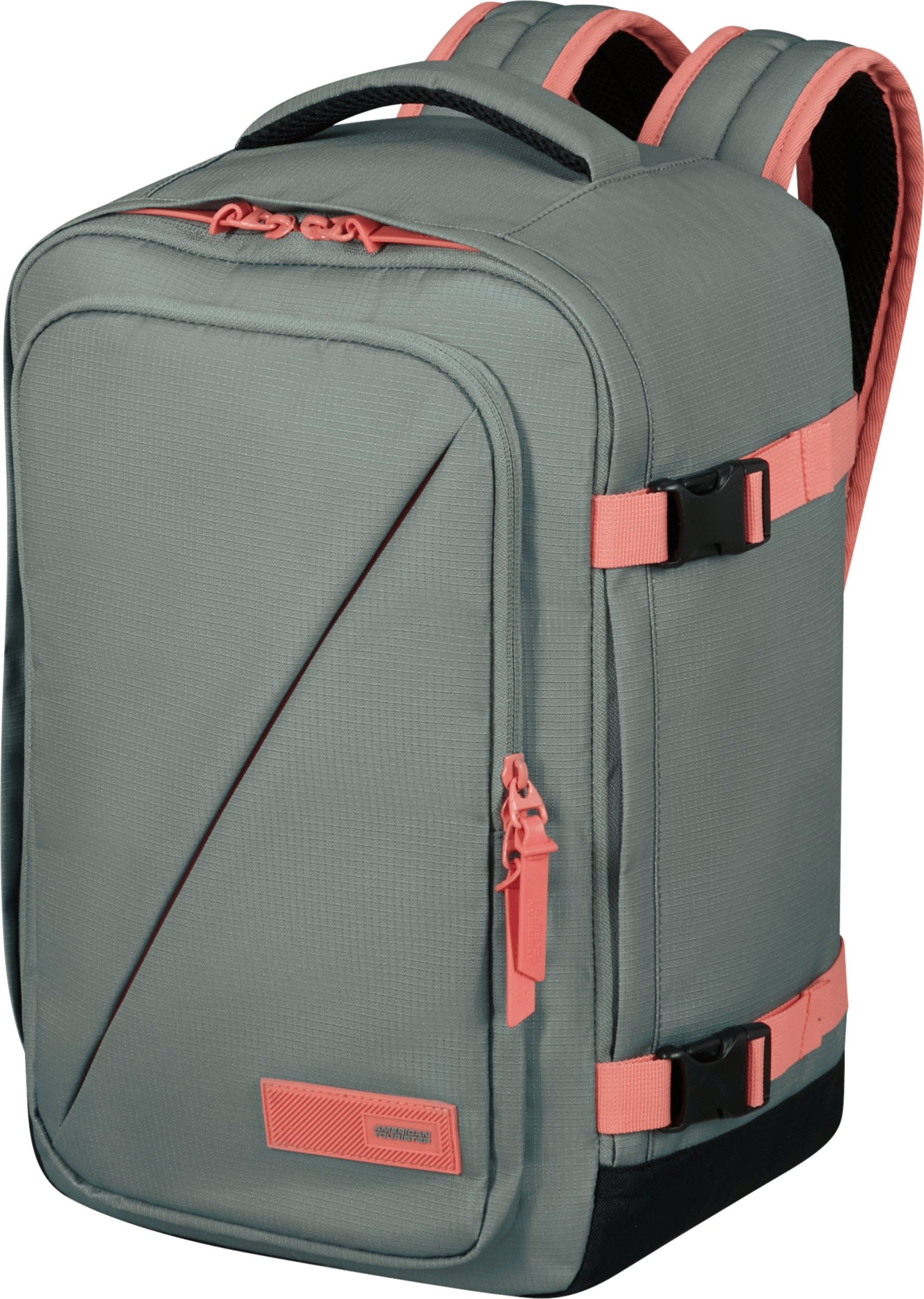 Plecak kabinowy American Tourister Take2Cabin S - Sage/Coral