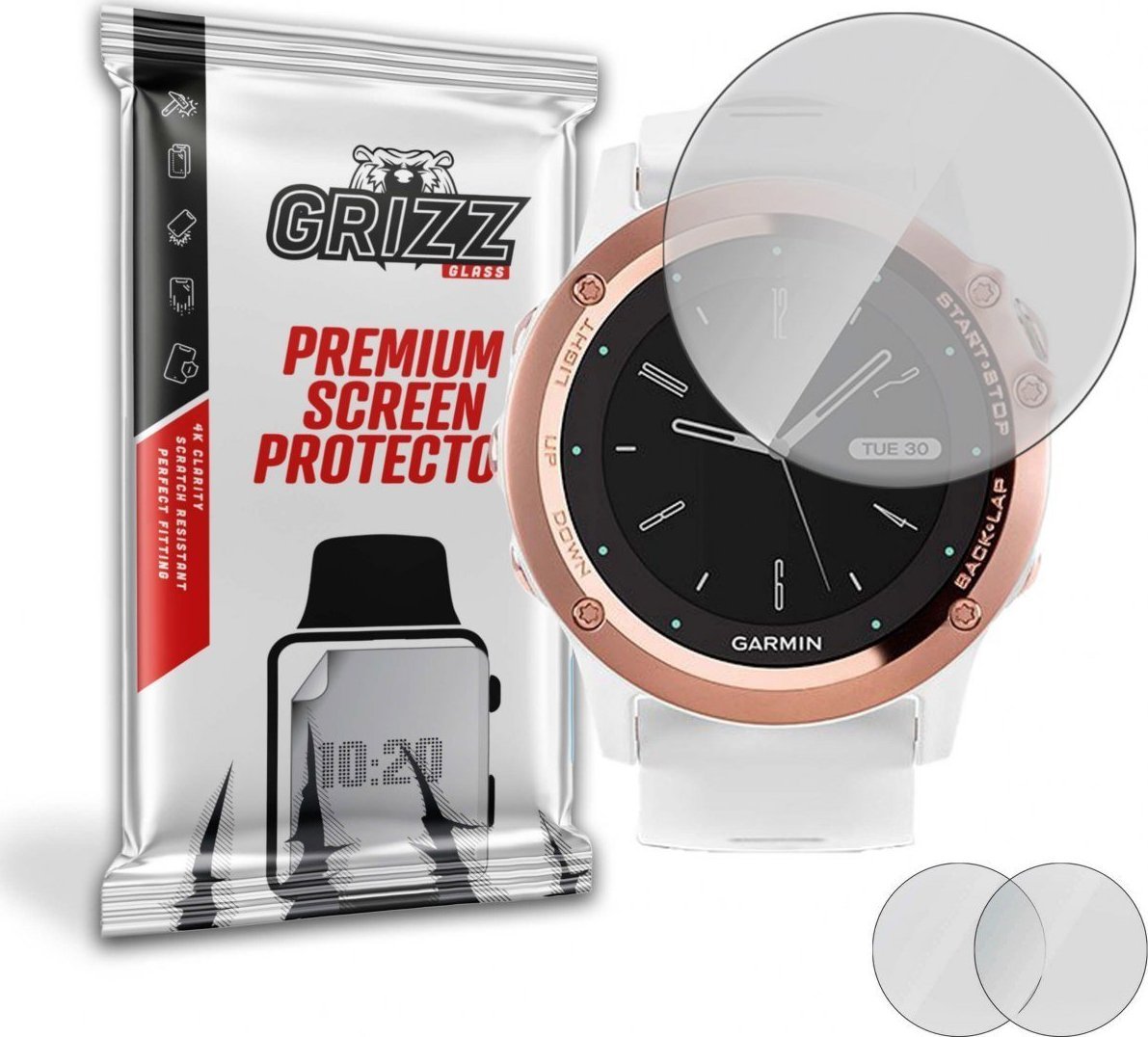 GrizzGlass Folia matowa Grizz Garmin Fenix 3