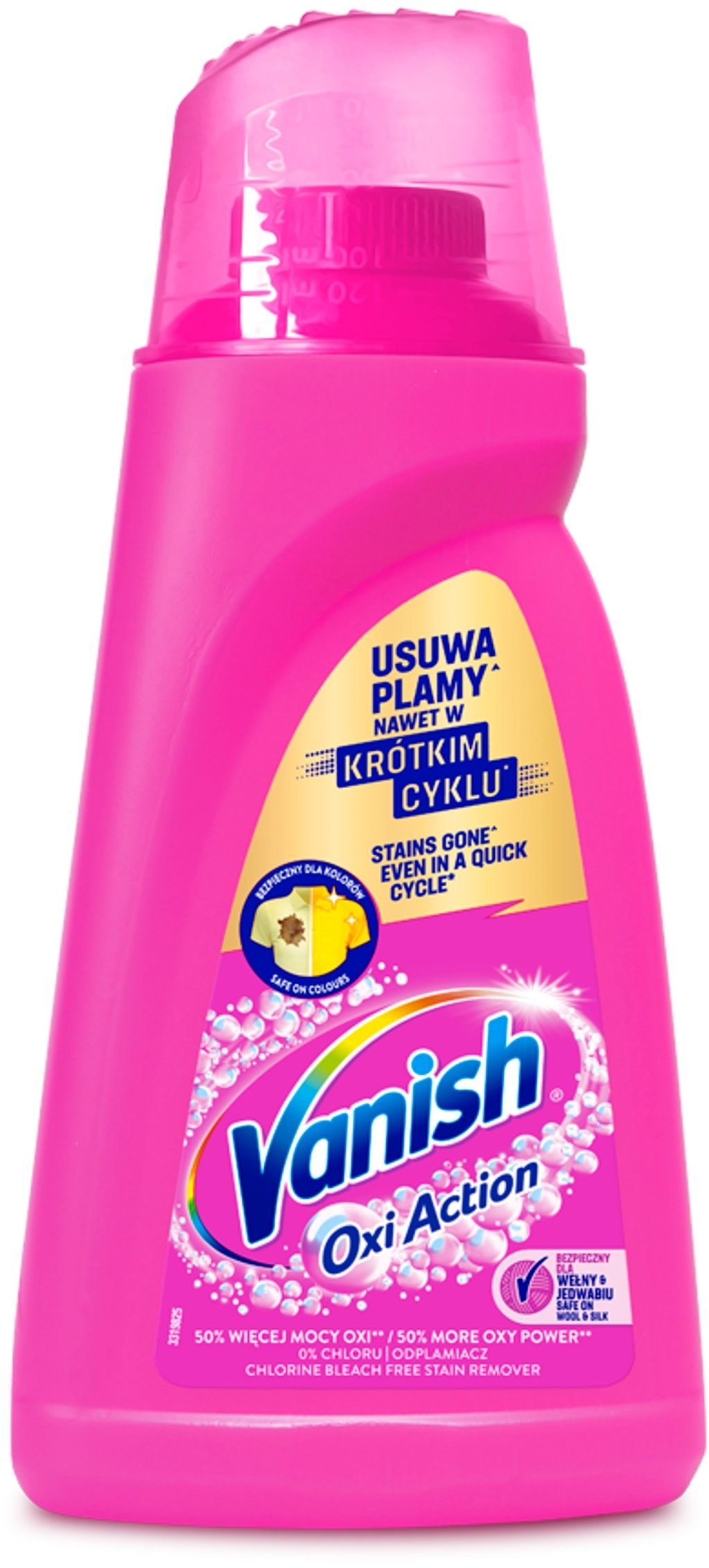 ŻEL OXI ACTION PINK ODPLAMIACZ W ŻELU 1L