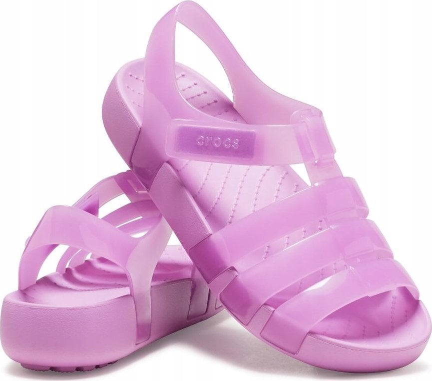 Crocs Crocs Isabella Jelly Kids Sandal 209837-6WQ Różowe 32/33