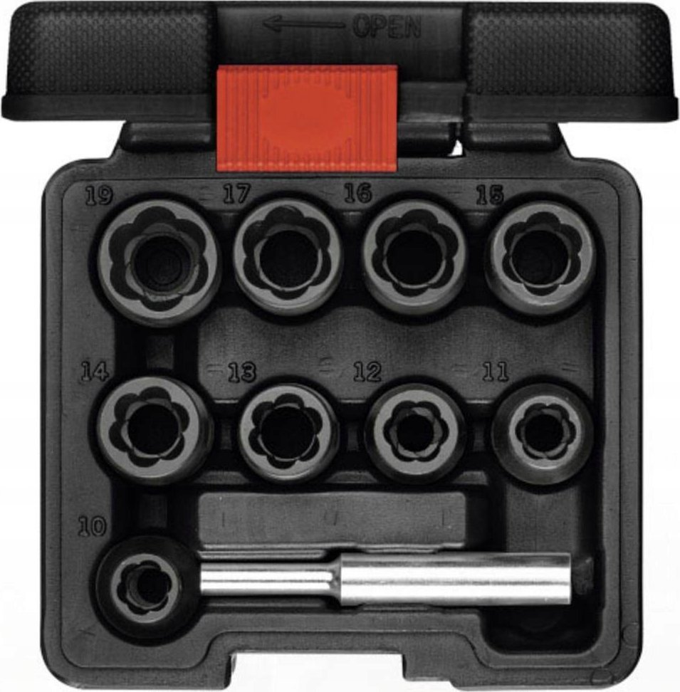 Gedore GEDORE red Spiral Flute Extractors 1/2 10-piece