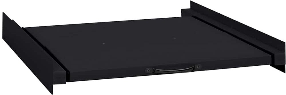 vidaXL Półka Średnia do Pralki Czarny 60 x 60 x 8 cm Stal