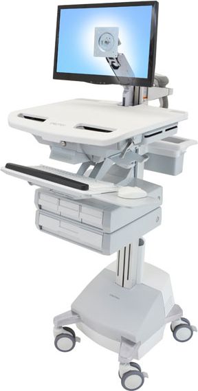 Ergotron styleview cart LDC arm 6 drawers SLA powered (SV44-1261-2)