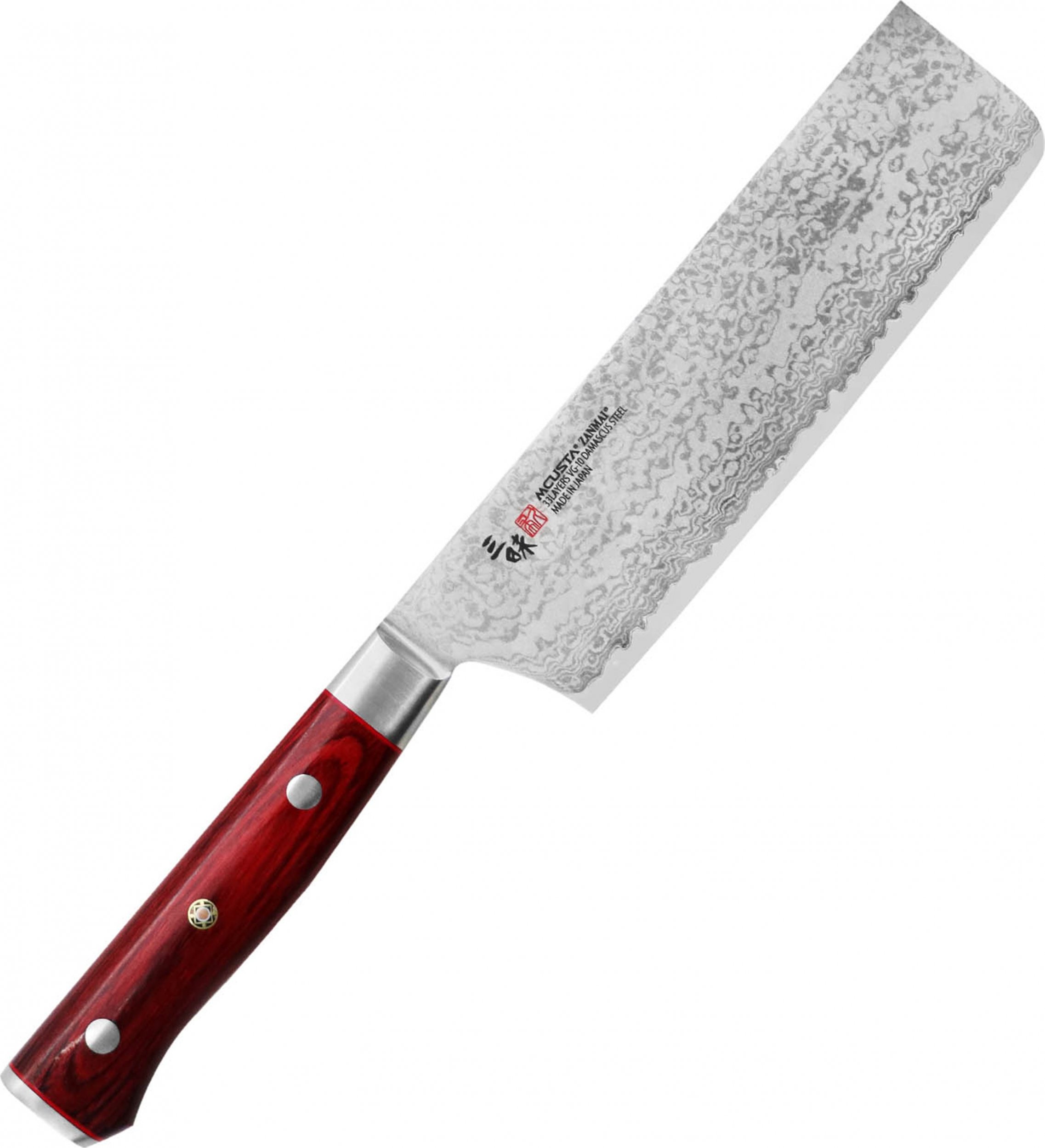 Mcusta Mcusta Zanmai VG-10 Pro Flame Nóż Nakiri 16,5cm