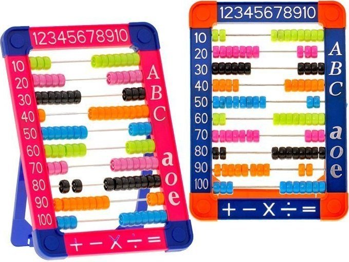 Jokomisiada Kolorowe Liczydło szkolne plastikowe ZA1358