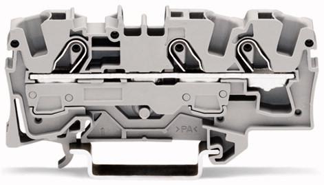 Wago Złączka 3-przewodowa 6 mm2 szara - 2006-1301