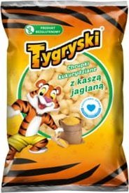 Tygryski chrupki kukurydziane z kaszą jaglaną 50 g