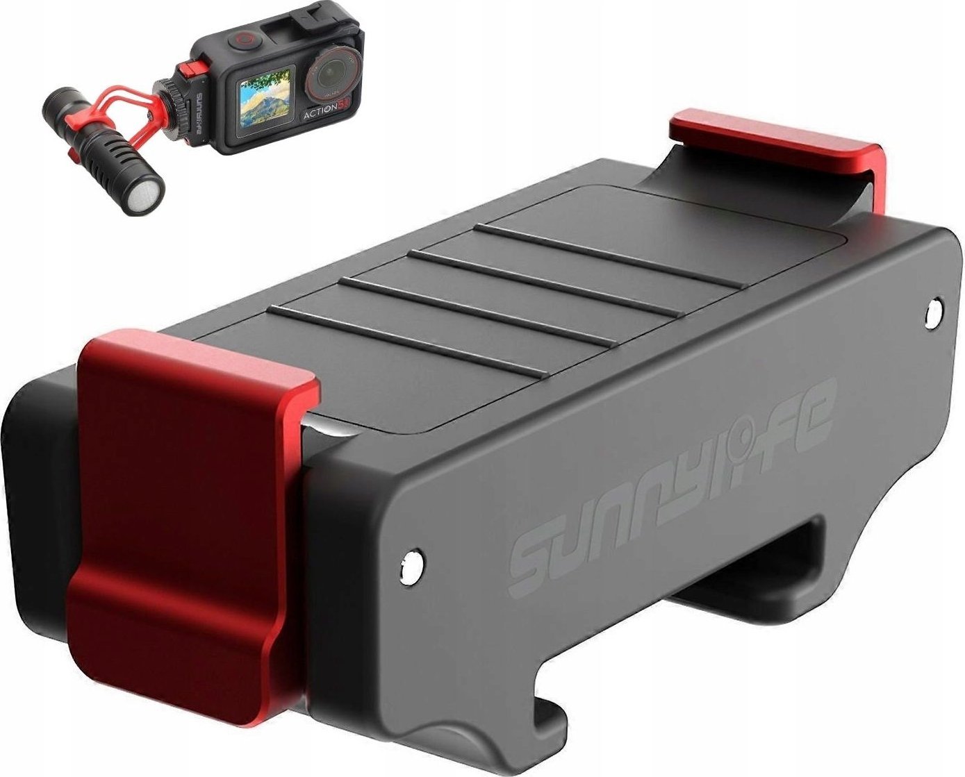 Adapter Mocowanie na Stopkę Sanki ISO do DJI Osmo Action 5Pro / 5 Pro / 4 / 3 / AD938-D