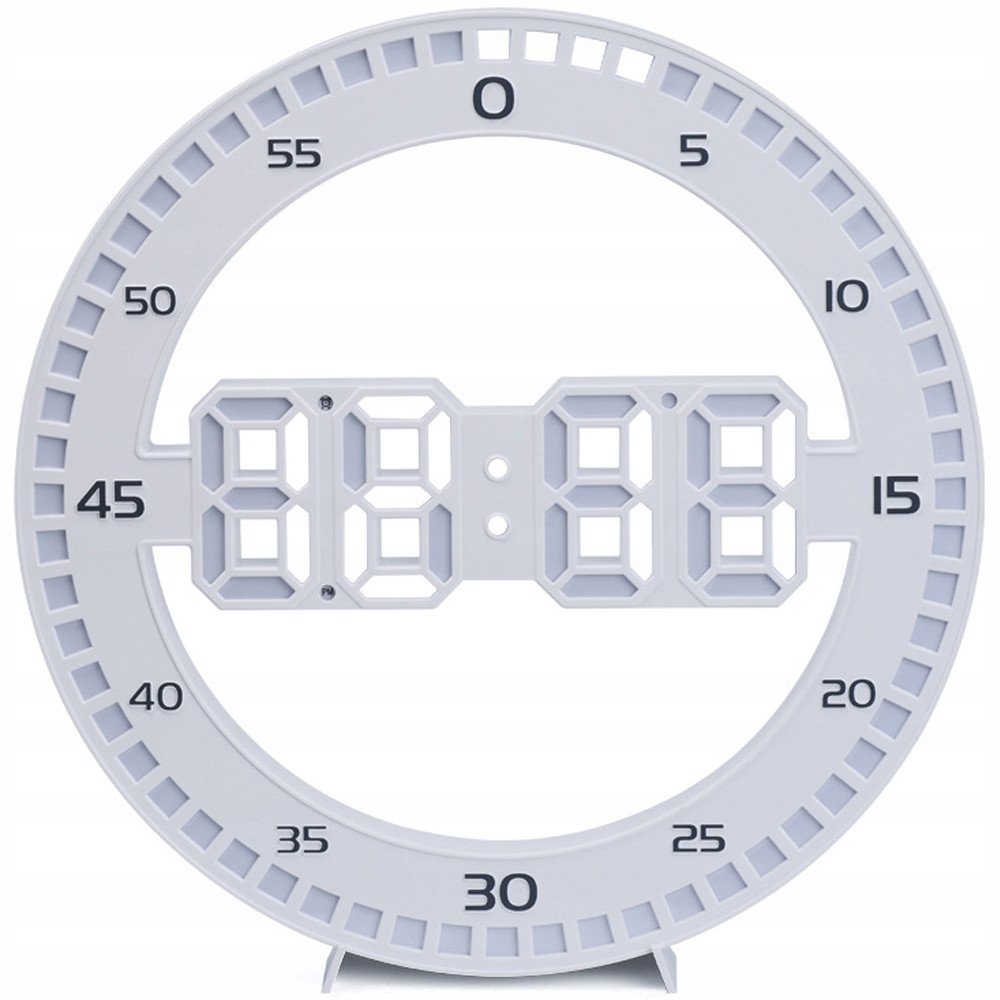 Zegar budzik led elektroniczny termometr z alarmem podświetlany termometr