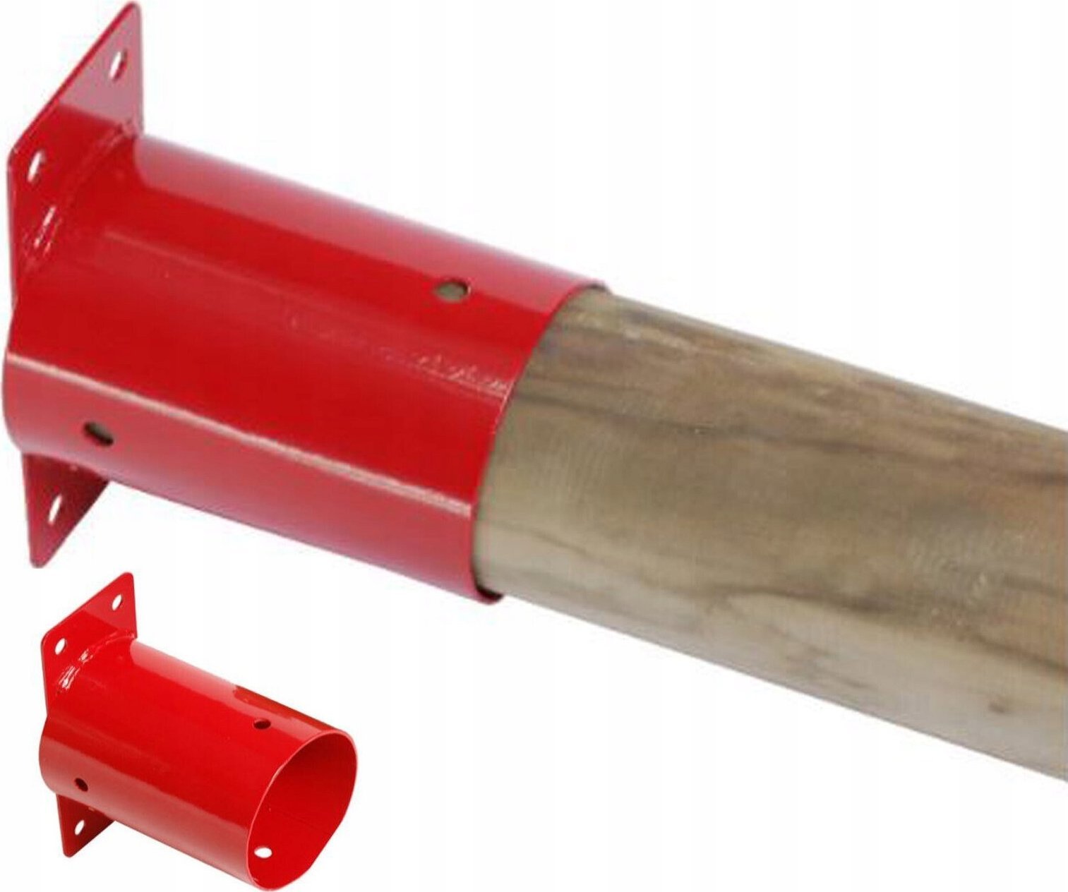 KBT Łącznik do huśtawki belka okrągła 10cm czerwony