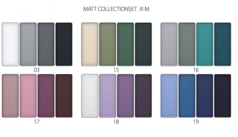 REVERS Zestaw Cienie do powiek Gallant Matt Set III P 1 op. - 12 szt.