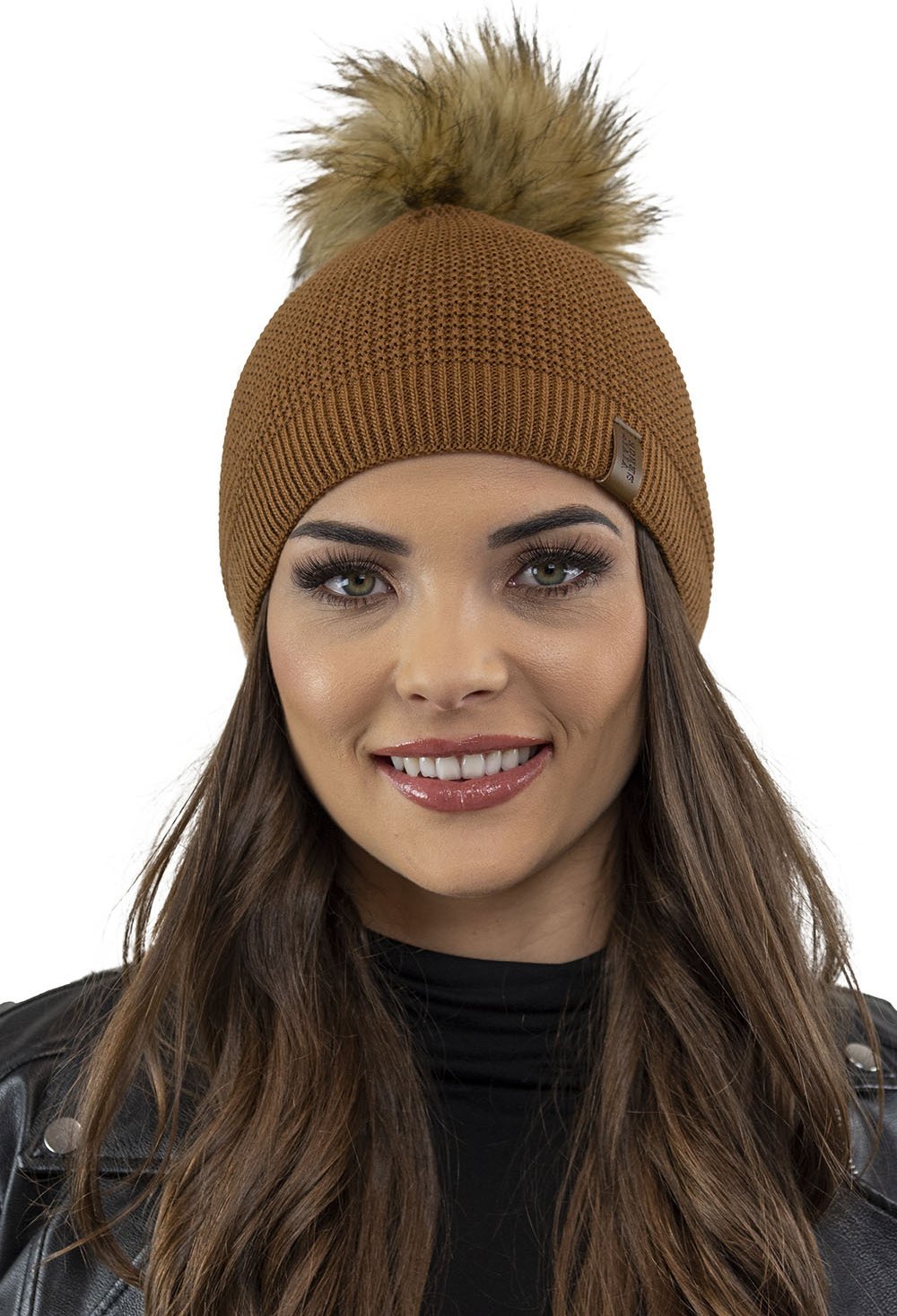 Vivisence Vivisence 7041 brąz UNI Nakrycie głowy czapka